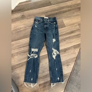 Abercrombie & Fitch High Rise Mom jeans in size 24 short